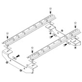 DEMCO 8552010 2011 CHEVROLET 6.5' Bracket; Bolt-On; Drilling Required