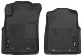 HUSKYLINER 53701 XACT FRONT TACOMA 12-14 Molded Fit; Raised Channels And Edges; Black; 2 Piece