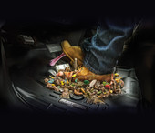 HUSKYLINER 14041 WB 2ND 18-18 WRANGLER Molded Fit; Smooth Arcing Ribs/ Raised Heel Pad; Black; TPO (Thermoplastic Olefin); 1 Piece
