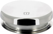VETUS ATHOS1 MUSHROOM VENTILATOR TYPE ATHOS 1 (I Mushroom Vent; 6 Inch Diameter; Polished High Gloss; 316 Stainless Steel; 45 Square Centimeter Free Flow Area; With Mosquito Screen And Synthetic Counter Flange; Single