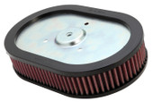 K&N FILTER HD-0910 HD SCREAMIN EAGLE VENT EL Washable; Red; Cotton Gauze; Oval; 2-1/16 Inch Height