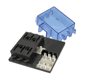 WIRTHCO 31060-7 6-POSITION ATO/ATC FUSE P 32 Volt DC/ 25 Ampere Per Circuit; 6 Way Case; Uses ATO/ ATC Blade