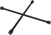 PERFORM TOOL W11 LUG WRENCH 4 Way Truck Wrench; Chrome Plated; Steel; Single; 7/8 Inch/ 15/16 Inch/ 1 Inch/ 1-1/16 Inch Size; 25 Inch Length