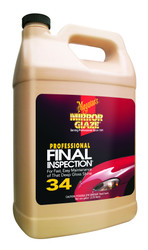 MEGUIARS WAX M3401 FINAL INSPECT GAL#23 Liquid; 1 Gallon Jug; Use To Create A Brilliant High Gloss Finish; Mist-On/ Wipe-Off; Single