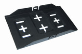 WIRTHCO 21085-7 BAT TRAY METAL GROUP 24 For Use With Group 24 Battery; Black Vinyl Coated Metal; 11 Inch Length x 7 Inch Width x 1-1/4 Inch Depth; Bulk Pack