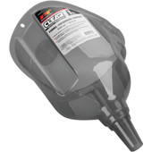 PERFORM TOOL W4051 CLEAR VIEW EASY-FILL FUNNEL 1 GALLO Round; Easy Fill; 1 Gallon Capacity; Transparent; Polypropylene