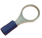 WIRTHCO 80851 VINYL RING TERMINAL 3/8 Inch Vinyl Insulated Ring Terminal; 16-14 Gauge Wire; Pack Of 25