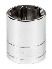PERFORM TOOL W32223 SOCKET 23MM 1/2 Inch Drive; 23 Millimeter; Metric; 6 Point; Polished Nickel Chrome Plated; Vanadium Alloy Steel; Single
