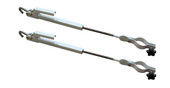 TORKLIFT A7006 FASTGUN WOBBLE STOPPER (R Use To Reduce Camper Jack/ Frame Stress and Movement When Camper Is On Jacks; Powder Coated; Steel; Use With Round Tube Jacks; Lockable; With FastGun Quick Disconnect Handle; Set of 2