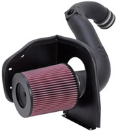 K&N FILTER 57-3047 FILTRCHRGR KITS CHV 04-05 Black Polyethylene Tube; Red Filter