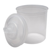 3M 16000 3M  PPS  KIT  16000  STAN Use With 3M 22 Fluid Ounce Spray Gun Cup; With (50) Liner/ (20) Sealing Plug/ (50) Standard Size Lid With Micron Filter
