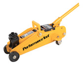PERFORM TOOL W1606 JACK-TROLLEY Floor Jack; Hydraulic; 4000 Pound Capacity; 13 Inch Max Lift Height; Yellow; Steel