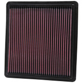K&N FILTER 33-2298 AIR FILTER MUSTNG 2005 Washable; Red; Cotton Gauze; Panel; 10-3/16 Inch Length x 9-1/2 Inch Width x 1 Inch Height