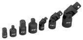 PERFORM TOOL W30937 UNIVERSAL JOINT SET 1/4 Inch/ 3/8 Inch/ 1/2 Inch Drive; Black; Chrome Vanadium Steel; Set Of 7; With 1/2 To 3/8 Inch/ 3/8 To 1/2 Inch/ 3/8 To 1/4 Inch/ 1/4 To 3/8 Inch Adapters