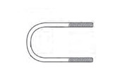 DEXTER AXLE 011-077-00 U-BOLT   5/8-11    8.94 LONG FOR 5. 9 Inch Inside Length; 5 Inch Inside Width; 5/8 Inch-11 Thread Size x 2-1/2 Inch Thread Length; Round Shape