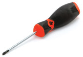 PERFORM TOOL W30960 SCREWDRIVER # 0 Phillips; #0; 2-1/2 Inch Length; Chrome Vanadium Steel; With Magnetic Tip