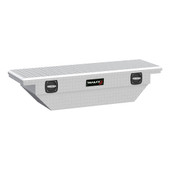 TRAILFX 120631C LOCK 63 LO PRO Crossover Angled Low Profile; Single Lid; Diamond Tread; Bright; Polished Aluminum; 19-1/4 Inch Length x 63 Inch Width x 13-1/2 Inch Height; 7.6 Cubic Foot Capacity