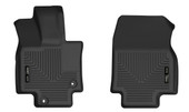 HUSKYLINER 55881 FRONT FLOOR LINERS Molded Fit; Raised Ridge; Black; Thermoplastic Elastomer; 2 Piece