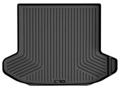 HUSKYLINER 26221 WB CARGO LINER Direct-Fit; Raised Edge; Black; TPO (Thermoplastic Olefin); Non-Skid; To Back Of 2nd Seat