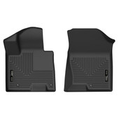 HUSKYLINER 51841 2022 HYUNDAI TUCSON - FRONT FL Molded Fit; Raised Ridge; Black; TPE (Thermoplastic Elastomer); 2 Piece