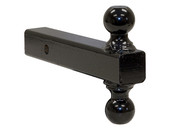BUYERS PROD 1802215 BALL MOUNT DBL 2INX2-5/16INX8IN SHA For 2 Inch Receiver; 10000 Pound Gross Trailer Weight; Fixed; Non-Swivel; Non-Extendable; Solid Shank; Dual Ball 2-5/16 And 2 Inch; Carbon Steel