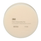 3M 05723 COMPOUNDING PAD Use To Apply Compound To Remove Sanding Scratches And Swirls; Foam; Aggressive; 9 Inch Diameter; Hookit Attachment; Pack Of 2