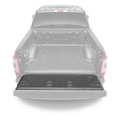 TRAILFX RTUN07TG TAILGATE LINER TOY TUNDRA Direct-Fit; Covers Tailgate Lip; Black; High Density Polyethylene
