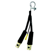 EAST PENN 08864 SPLICE  HARNESS TOP POST For Top Post Dual Terminal; With 2 Primary Wires 4 Gauge Black; With 1 Auxiliary Wire; 12 Gauge Black; Single; Includes Alan Wrench