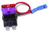 WIRTHCO 30003 TAPA-CIRCUIT -ATO ATO/ ATC Dual Blade Fuses; 5 Inch 16 Gauge Wire; 10 Amp Rating at 12 Volt; Without Fuse; Single