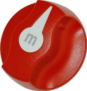 BLUE SEA 7901-BSS SWITCH BATTERY M KNOB REPLACE RED For m-Series Mini On-Off Battery Switch; Removable; m Series Logo Design; Red
