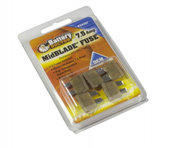 WIRTHCO 24357 MID BLADE FUSE-7.5 AMP Brown Blade; ATO/ ATC; 7.5 Ampere