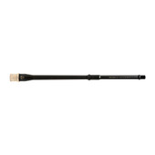 Faxon Firearms Match Series, Pencil, 1:8 Twist Barrel, 223 Wylde, 16" Mid-Length Gas System, Fits AR-15, Nitride Finish, Nickel Teflon Coated Extension, Black 15BW8M16NPQ-5R-NP3