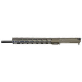 Rise Armament Complete Upper, 22 ARC, 18" Stainless Steel Barrel, 1:7 Twist, 1/2x28 Threaded, Rifle Length Gas System, 15.25" Free Float M-LOK Handguard, Black Nitride Bolt Carrier Group, Ambidextrous Charging Handle, Cerakote Finish, Patriot Brown 