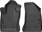 Husky Liner 13271;Floor Liner; WeatherBeater™; Black; Direct Fit; Raised Ridge; TPO (Thermoplastic Olefin); 2 Piece