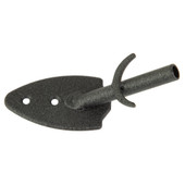 Skull Hooker Flush Wall Mount, Powder Coat Finish, Black SKH-FWM-BLK