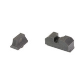 XS Sights Minimalist Sights, Fits GLOCK 19 MOS, Optic Height, Black GL-M201P-1