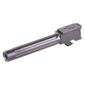 Agency Arms Mid Line Barrel, 9MM, DLC Finish, Black, Fluted, Fits Glock 17 Gen5 MLG17G5FDLC