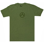 Magpul Industries Icon Logo, T-Shirt, Medium, Cotton Polyester Blend, Olive Drab Heather MAG1115-317-M