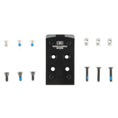 C&H Precision Optic Mounting Plate, Fits Walther PDP 2.0 to Leupold Delta Point Pro and EOTech EFLX, Anodized Finish, Black WLPDP2.0DPPEFLX C&H Precision Optic Mounting Plate, Fits Walther PDP 2.0 to Leupold Delta Point Pro and EOTech EFLX, Anodized Finish, Black WLPDP2.0DPPEFLX