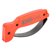 AccuSharp Model 014, Knife and Tool Sharpener, Full Finger Guard, Orange 014C