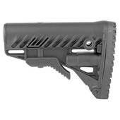 F.A.B. Defense GLR-16, Stock With Battery Storage Compartment, Fits AR Rifles, Black FX-GLR16B