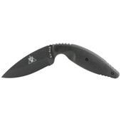 KA-BAR Knives TDI Law Enforcement, Fixed Blade Knife, 3.688" Blade Length, 7.75" Overall Length, Drop Point, AUS 8A Steel, Matte Finish, Black, Zytel Handle, Plain Edge, Includes Nylon Sheath 1482