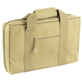 NcSTAR Discreet Pistol Case, Nylon, Tan, Two Padded Handgun Compartments, Six Elastic Magazine Loops, Carry Handle CPT2903 NcSTAR Discreet Pistol Case, Nylon, Tan, Two Padded Handgun Compartments, Six Elastic Magazine Loops, Carry Handle CPT2903