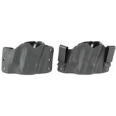Stealth Operator Holster Compact Model IWB/OWB Holster Combo Pack, Fits Glock 17/19/20/26/30/34/40/41, H&K P30/VP9, Ruger SR Series, Sig Sauer P224/P226/P229, S&W M&P 22/9/40/45/Pro Series, CZ 75 SP-01, Many More, Right Hand, Black Nylon H60225C