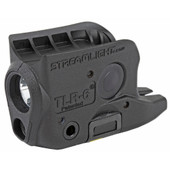 Streamlight TLR-6, Tac Light with Laser, Fits Glock 42/43, Black, C4 LED, 100 Lumens, Red Laser, 2x CR1/3 N Lithium Batteries 69270