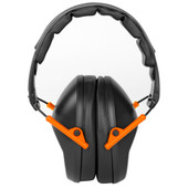 Walker's Passive, Folding Earmuff, Black/Orange, 1 Pair GWP-FPM1-BKO