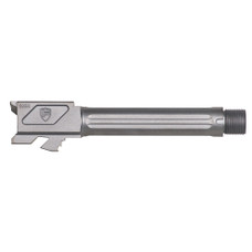 Fortis Manufacturing, Inc. Match Grade Barrel, For Glock, 9MM, 4.5", Threaded, Fits Glock 19 Gen 1-5 and 19X, Grey MDC (PVD) Finish FM-G19-TB-GREY Fortis Manufacturing, Inc. Match Grade Barrel, For Glock, 9MM, 4.5", Threaded, Fits Glock 19 Gen 1-5 and 19X, Grey MDC (PVD) Finish FM-G19-TB-GREY