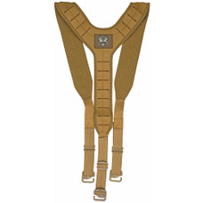 Grey Ghost Gear UGF 3 Point Suspenders, Harness, For UGF Battle Belt, Coyote 9037-14