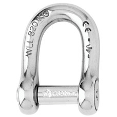 Wichard Self-Locking Allen Head Pin D Shackle - 12mm Diameter - 15\/32"