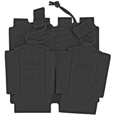 BLACKHAWK Foundation, Double AR-10 Magazine Pouch, Nylon, Black 37FS44BK